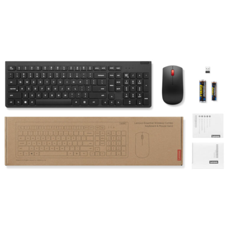 Conjunto de Teclado e Rato Lenovo Essential Gen2.0