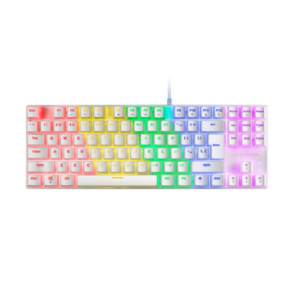 Teclado Mars Gaming MK80 Gaming White RGB