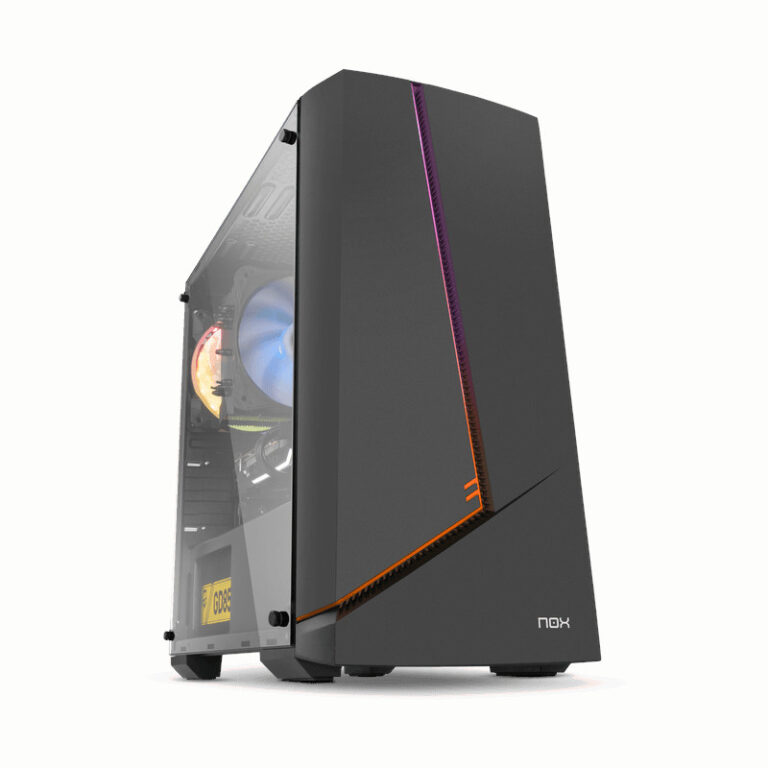 Caixa M-ATX NOX Hummer Infinity Black RGB