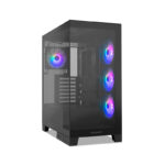 Caixa ATX NOX Hummer Glock Frameless Black