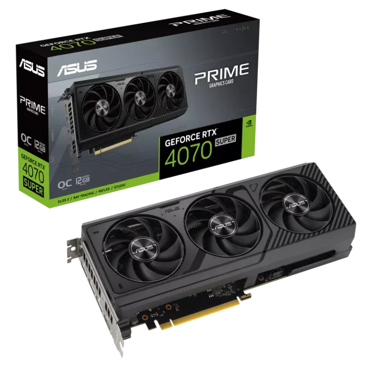 Placa Gráfica ASUS Prime NVIDIA GeForce RTX 4070 Super OC 12GB GDDR6X