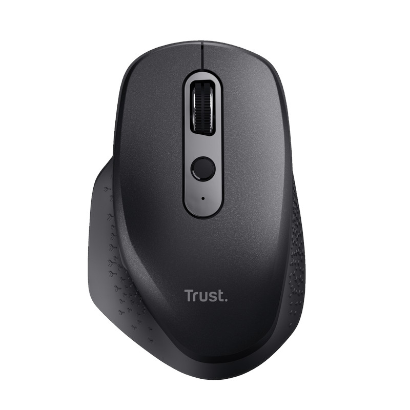 Rato Trust Ozaa Black Recarregável