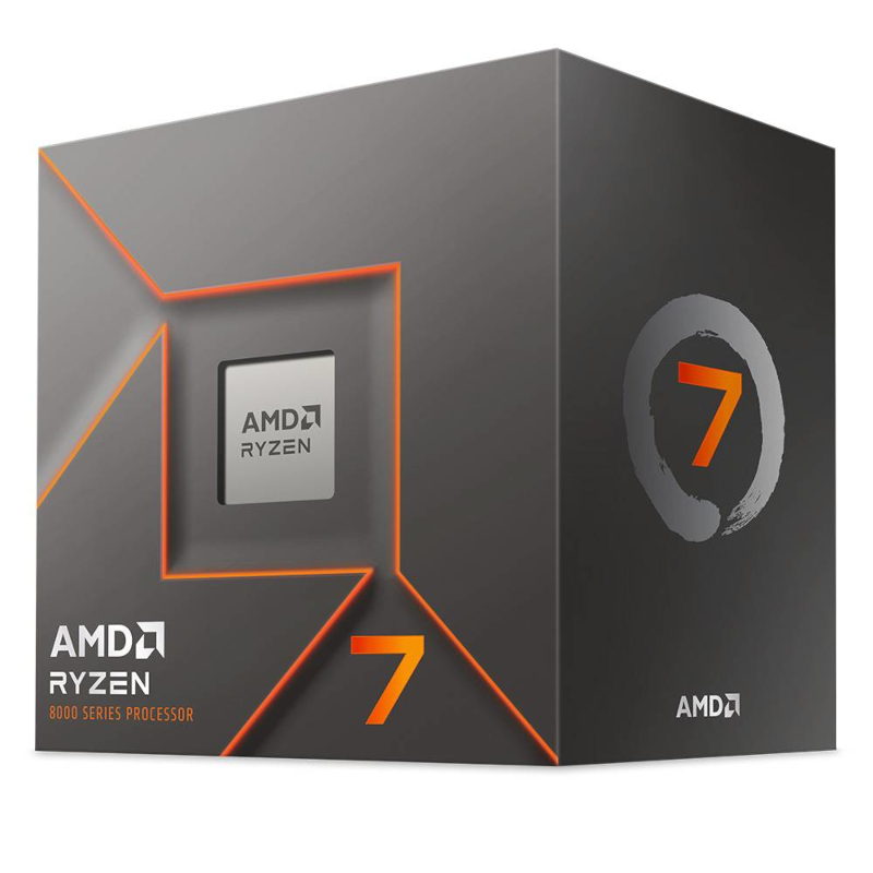Processador AMD Ryzen™ 7 8700F - 4.1GHz/5.1GHz (Turbo) 24MB AM5