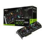 Placa Gráfica PNY Gaming Verto NVIDIA GeForce RTX4070 SUPER OC 12GB GDDR6X DLSS3