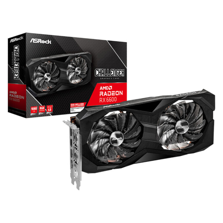 Placa Gráfica ASRock AMD Radeon RX 6600 Challenger 8GB GDDR6