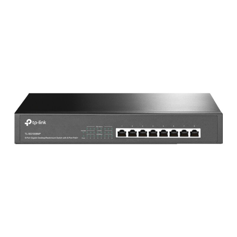 Switch TP-Link SG1008MP 8 Portas 10/100/1000Mbps