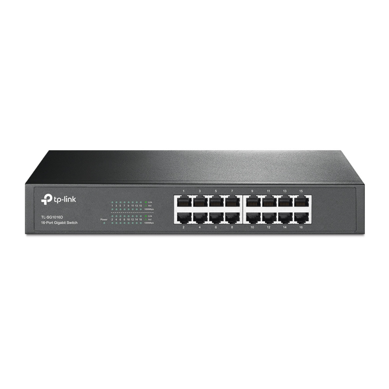 Switch TP-Link SG1016D 16 Portas 10/100/1000Mbps
