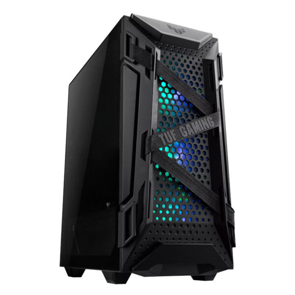 Caixa E-ATX ASUS TUF Gaming GT301 ARGB Vidro Temperado Preto