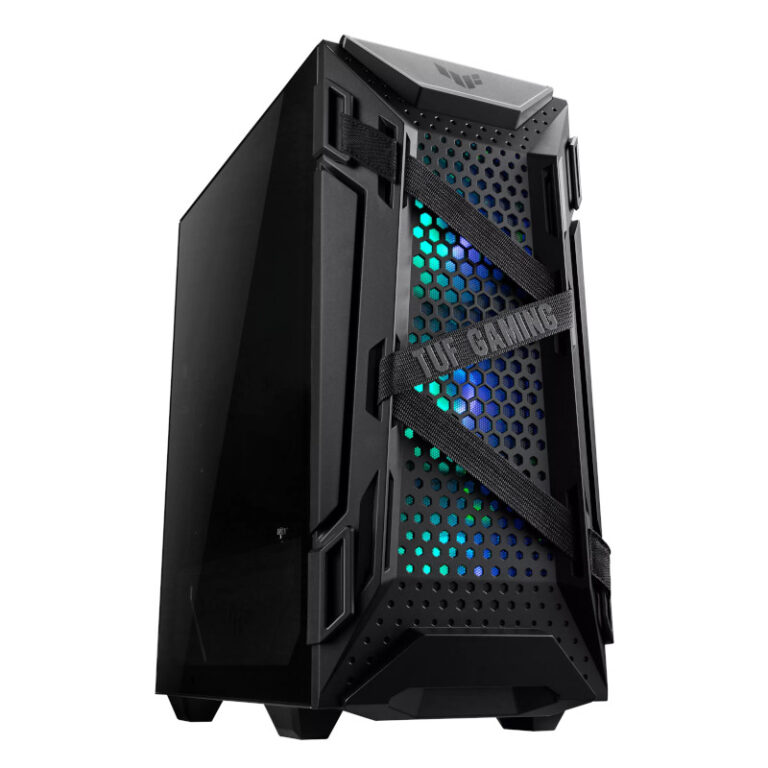Caixa E-ATX ASUS TUF Gaming GT301 ARGB Vidro Temperado Preto