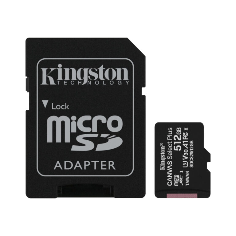 Cartão Memória Kingston Canvas Select Plus Micro SDXC 512GB
