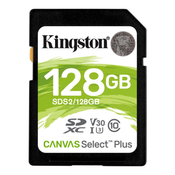 Cartão Memória Kingston Canvas Select Plus SDXC 128GB