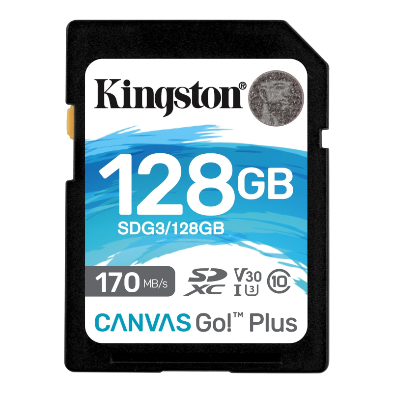 Cartão Memória Kingston Canvas Go Plus SDXC 128GB