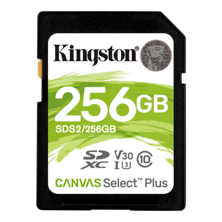 Cartão Memória Kingston Canvas Select Plus Micro SDXC 256GB
