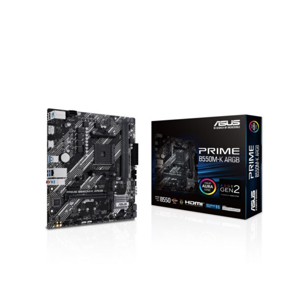 Motherboard ASUS Prime B550M-K RGB DDR4 Micro-ATX AM4