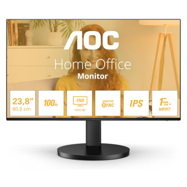 Monitor AOC 24B3HA2 24" 1920x1080p (FHD) 100Hz IPS