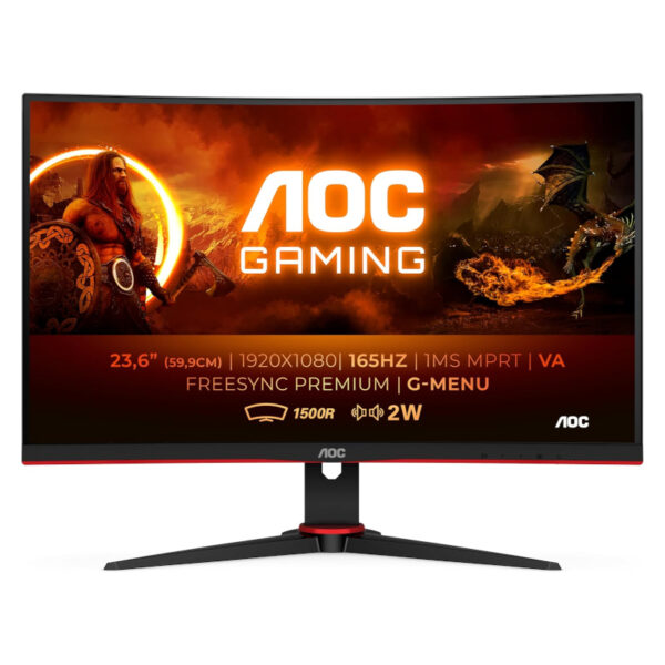 Monitor AOC Gaming C24G2AE 24" 1920x1080p (FHD) 165Hz VA