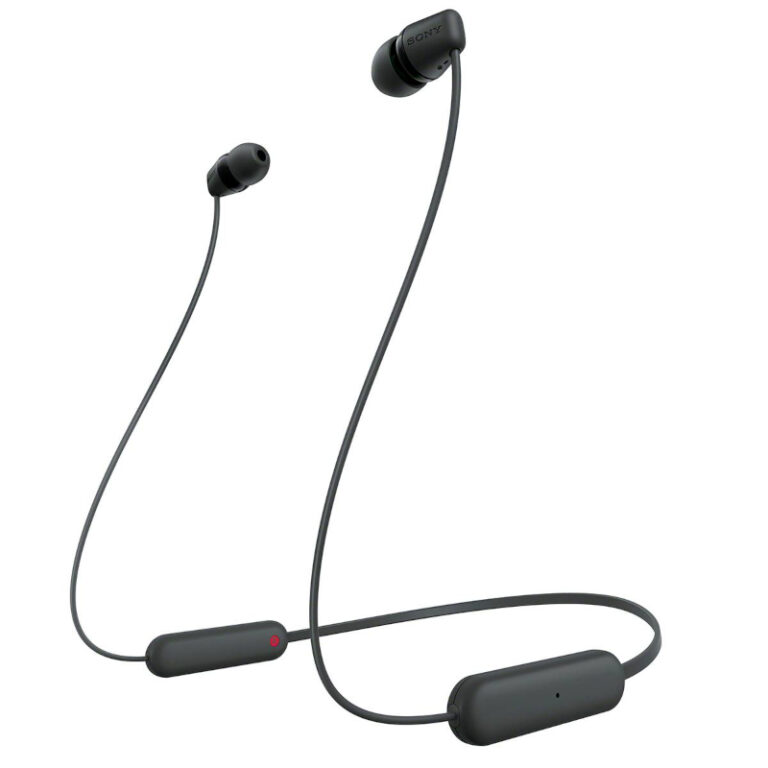 Auriculares Sony WIC-100B Black