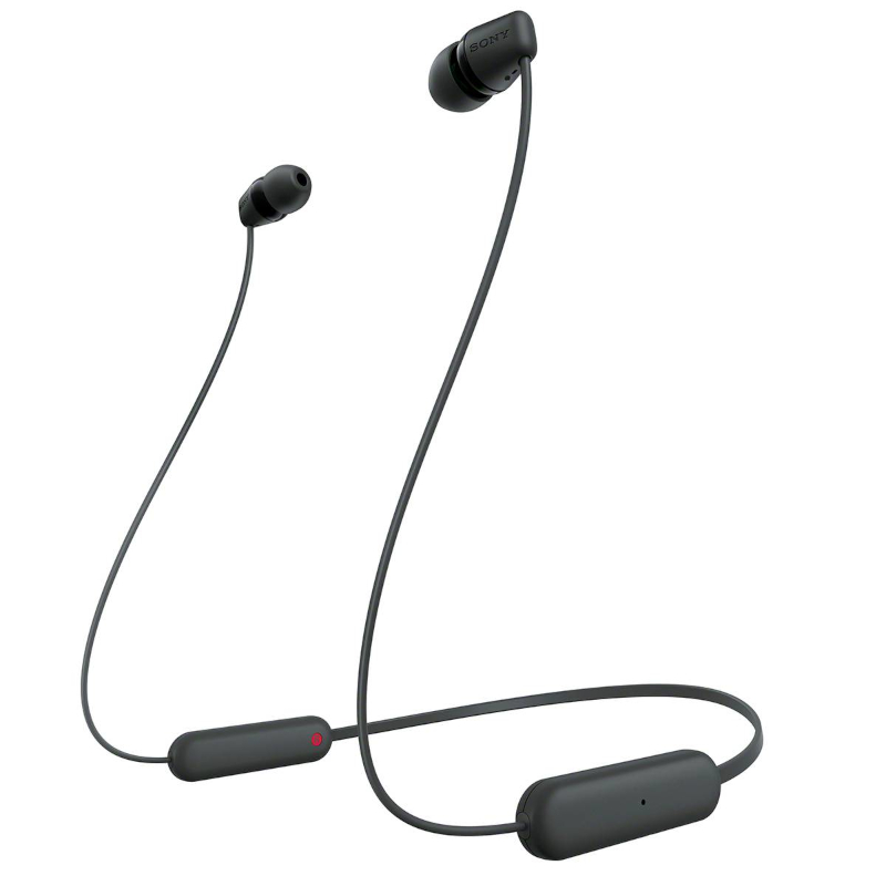 Auriculares Sony WIC-100B Black