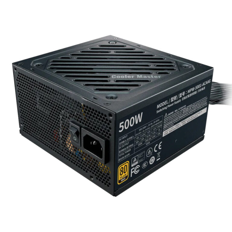 Fonte de Alimentação Cooler Master G500 80 Plus Gold 500W