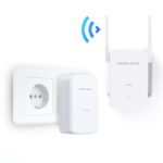 Kit Powerline Mercusys MP510 AV1000 1Gbps Wi-Fi
