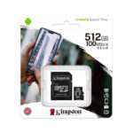 Cartão Memória Kingston Canvas Select Plus Micro SDXC 512GB