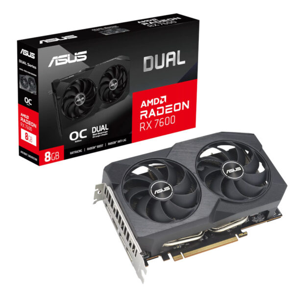 Placa Gráfica ASUS AMD Radeon RX 7600 8GB GDDR6