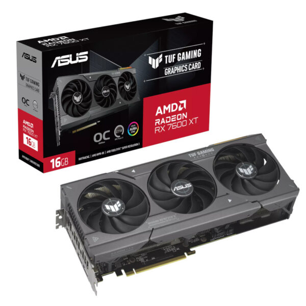 Placa Gráfica ASUS TUF Gaming AMD Radeon RX 7600 XT 16GB GDDR6