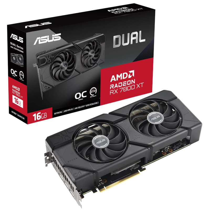 Placa Gráfica ASUS AMD Radeon RX 7800 XT 16GB GDDR6