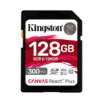Cartão Memória Kingston Canvas React Plus SDXC 128GB