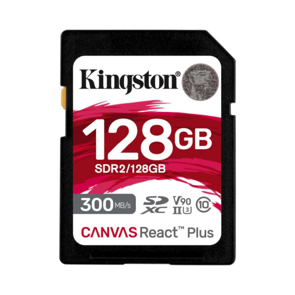 Cartão Memória Kingston Canvas React Plus SDXC 128GB
