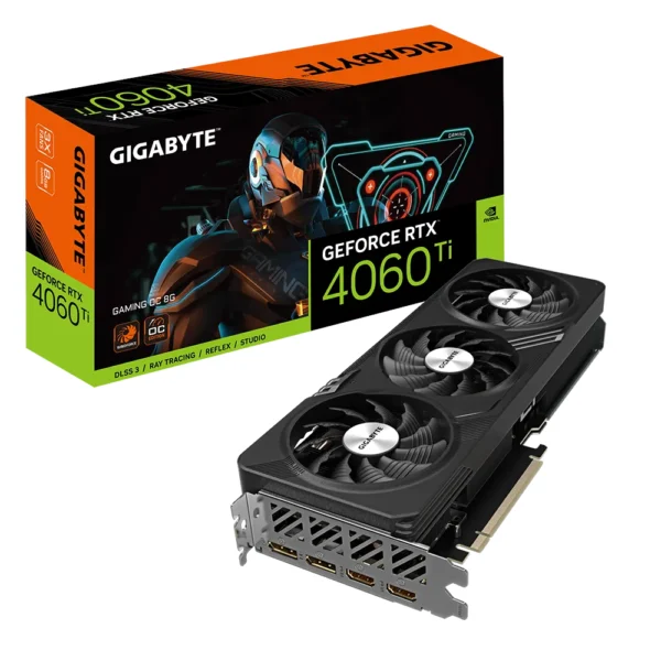 Placa Gráfica Gigabyte NVIDIA GeForce RTX 4060 TI Gaming OC 8GB GDDR6