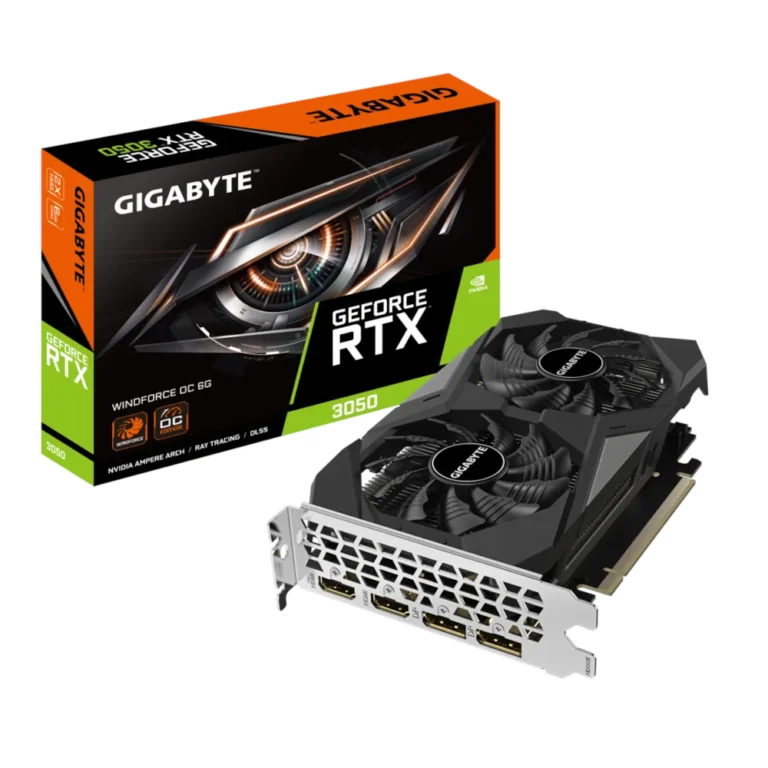 Placa Gráfica Gigabyte NVIDIA GeForce RTX 3050 Windforce OC 6GB GDDR6
