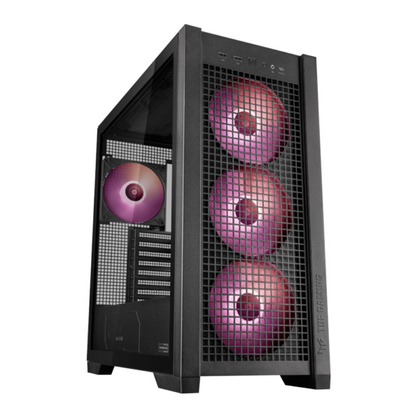 Caixa E-ATX ASUS TUF Gaming GT302 ARGB Vidro Temperado Preto