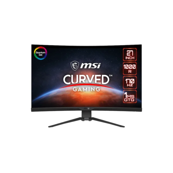 Monitor MSI Mag 275CQRF-QD Curvo 27" 2560x1440p (QHD) 170Hz VA