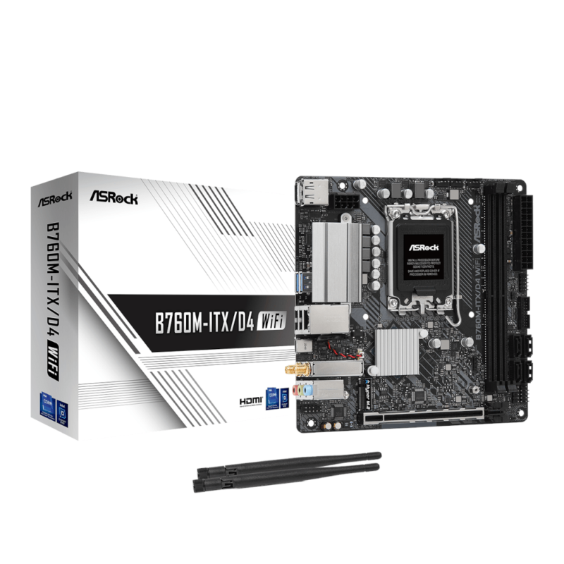 Motherboard ASRock B760M-ITX/D4 Wi-Fi DDR4 Mini-ITX LGA1700