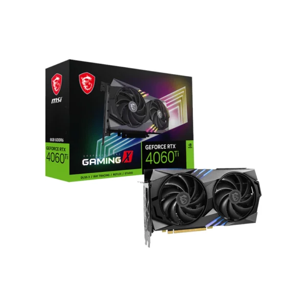 Placa Gráfica MSI Gaming X NVIDIA GeForce RTX 4060 TI 8GB OC GDDR6