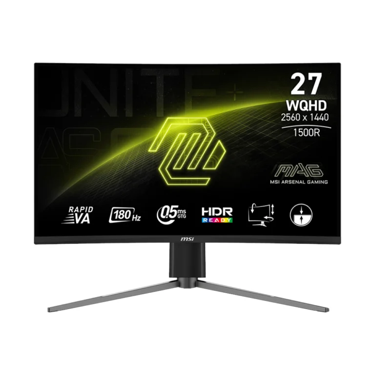 Monitor MSI MAG 27CQ6PF 27" Curvo 2560x1440p (QHD) 180Hz VA