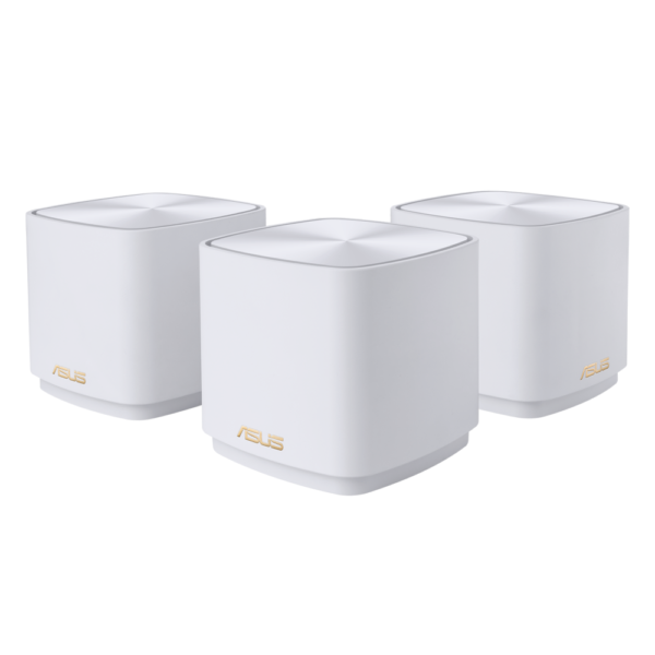 Sistema MESH ASUS ZenWiFi XD4 Plus Wi-Fi 6 Dual-Band 2.4GHz/5GHz Pack 3 Branco