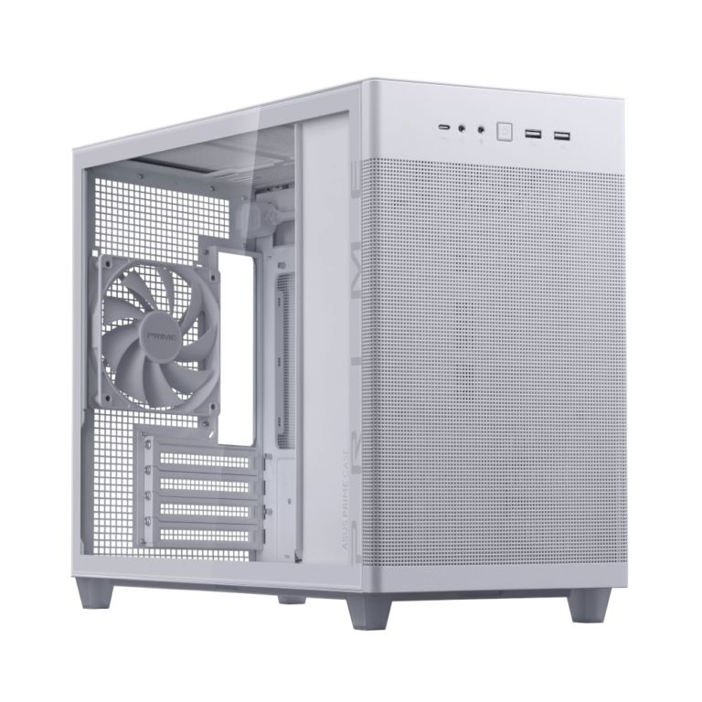 Caixa M-ATX ASUS AP201 Prime Vidro Temperado Branco