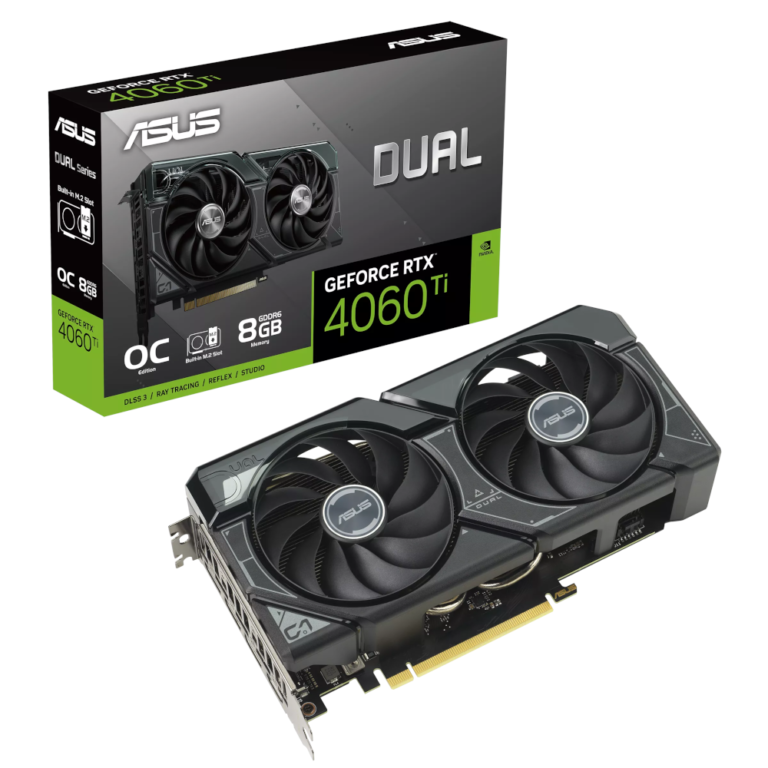 Placa Gráfica ASUS Dual NVIDIA GeForce RTX 4060 TI 8GB OC GDDR6