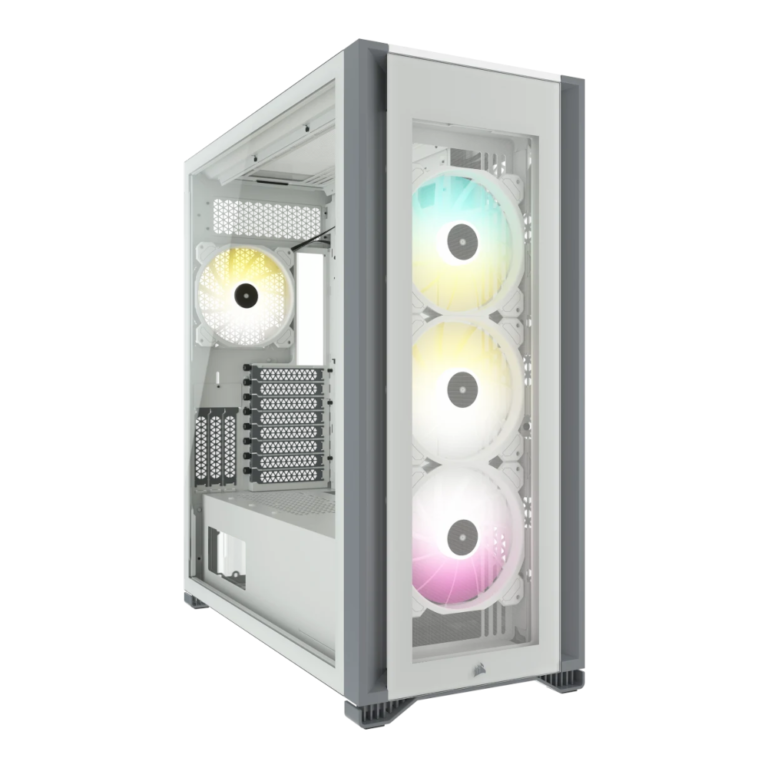 Caixa E-ATX Corsair iCue 7000X RGB Vidro Temperado Branco