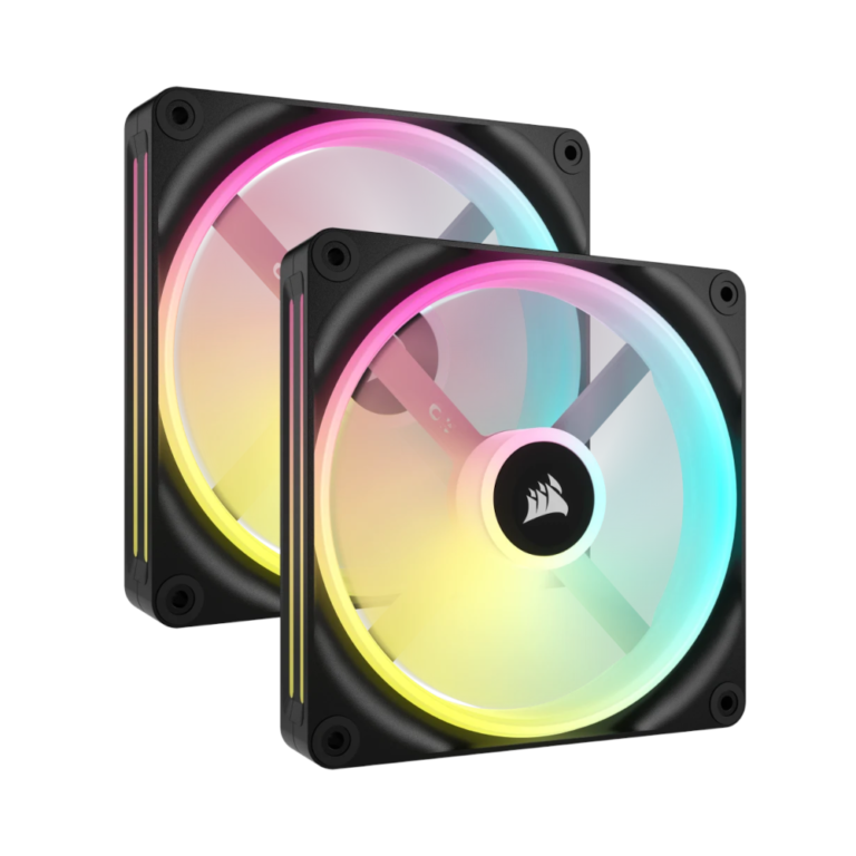 Ventoinha Corsair iCue Link QX140 RGB Preto 2x140mm