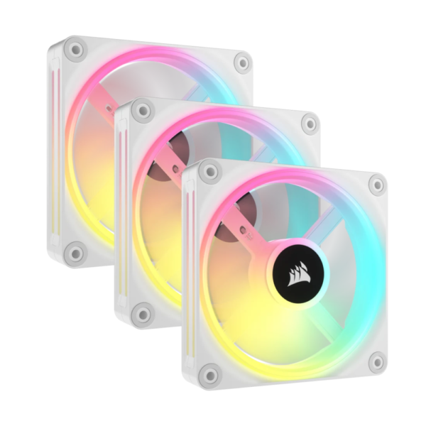 Ventoinha Corsair iCue Link QX120 RGB Branco 3x120mm