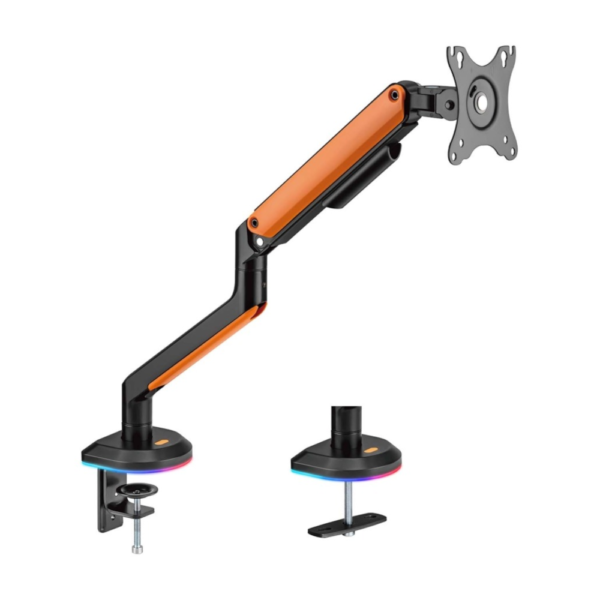 Suporte de Monitor Aisens Eco Braço Giratório de Contrapeso RGB até 32" VESA 100x100 até 9kg