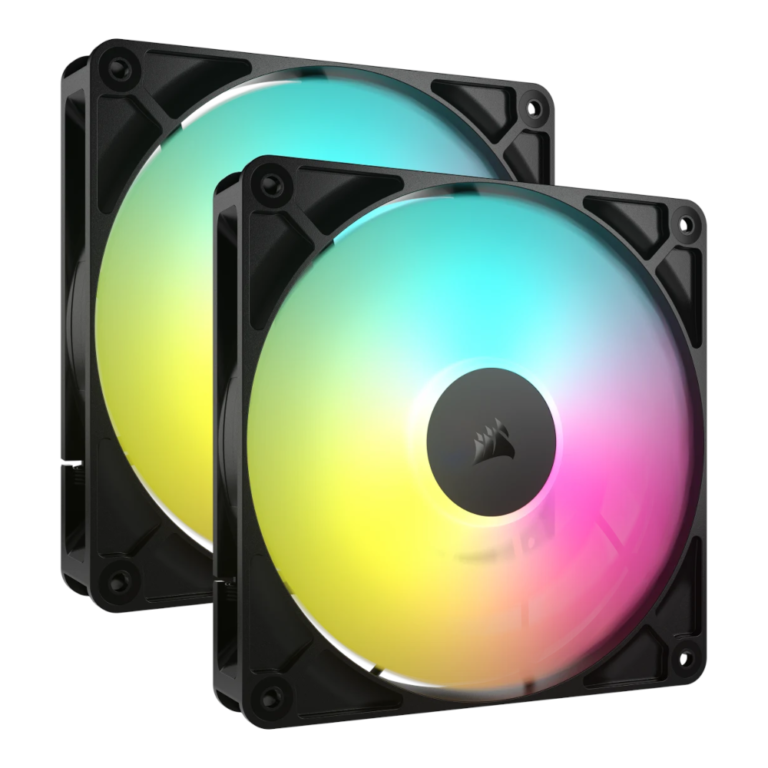 Ventoinha Corsair RS140 ARGB Preto 2x140mm