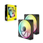 Ventoinha Corsair iCue Link LX140 RGB Preto 2x140mm