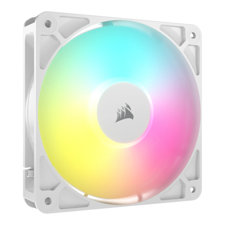 Ventoinha Corsair RS120 RGB Branco 120mm