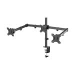 Suporte de Monitor Triplo de Mesa Aisens Eco Braço Giratório até 27" VESA 100x100 até 7kg