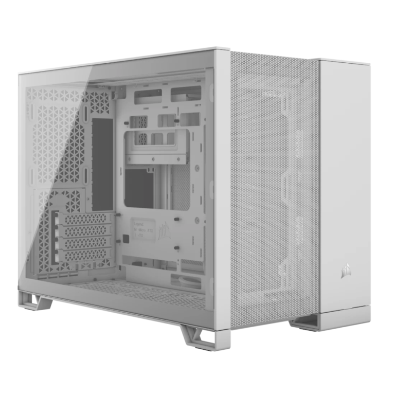 Caixa M-ATX Corsair 2500D Airflow Vidro Temperado Branca