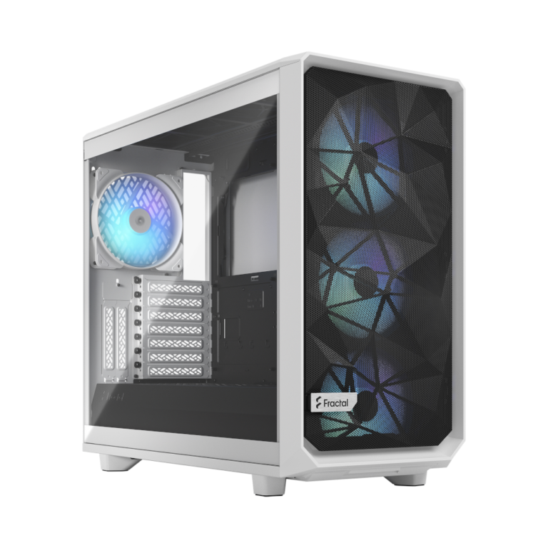 Caixa E-ATX Fractal Design Meshify 2 RGB Vidro Temperado Branco
